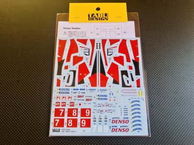 画像1: TABU DESIGN【24086】1/24 TS050 LM 2017 Decal(TAMIYA対応)