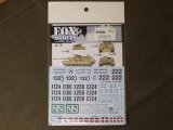ＦＯＸＭＯＤＥＬＳ【FM-D35023】1/35 アメリカM1A2戦車エイブラムス Decal Set(1)　(T社対応）