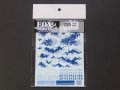 ＦＯＸＭＯＤＥＬＳ【FM-D0003】デジタルカモフラージュデカール ブルー1（Lサイズ）