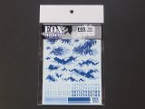 ＦＯＸＭＯＤＥＬＳ【FM-D0003】デジタルカモフラージュデカール ブルー1（Lサイズ）