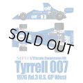 Model Factory Hiro【K-322】1/12 Tyrell 007 U.S GP West 1976 Conversion KIT【2023年10月数量限定再生産】