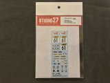 STUDIO27【DC-1215】1/24 BMW 2002 ti #61 Fall/wood Tour De France 1971 Decal（H社対応)