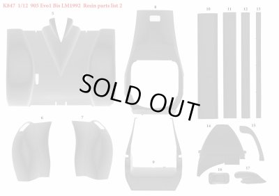 画像16: Model Factory Hiro【K-847】1/12scale 905 Evo1 Bis LM1992 Fulldetail Kit