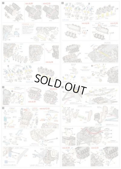 画像4: Model Factory Hiro【K-626】1/12 FERRARI F187/88C VerC  Fulldetail Kit（オプションデカール付属）