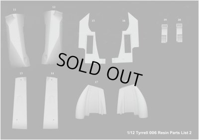 画像15:  Model Factory Hiro 【K-751】1/12 Tyrrell 006 Fulldetail Kit