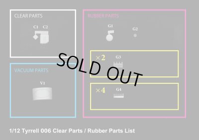 画像16:  Model Factory Hiro 【K-751】1/12 Tyrrell 006 Fulldetail Kit