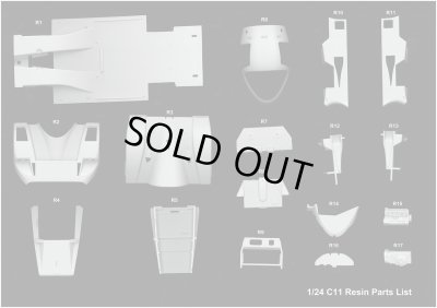 画像8: Model Factory Hiro 【K-758】1/24 C11 LM’91 Fulldetail Kit