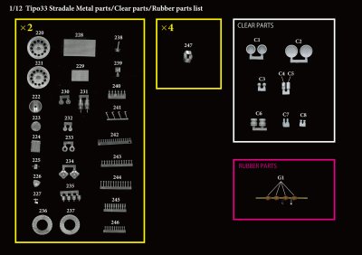 画像9:  Model Factory Hiro 【K-773】1/12 Tipo33 STRADALE  Fulldetail Kit