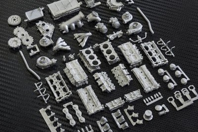 画像4: Model Factory Hiro【K-838】1/12 LOTUS TYPE 100T Fulldetail Kit (オプションデカール付属)