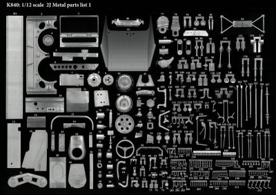 画像10: Model Factory Hiro【K-840】1/12scale 2J Fulldetail Kit