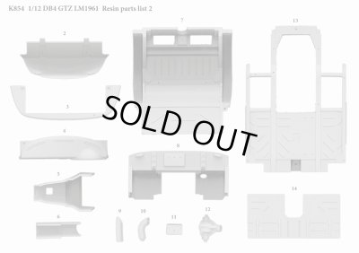 画像14: Model Factory Hiro【K-854】1/12scale  DB4 GTZ LM 1961 Fulldetail Kit 