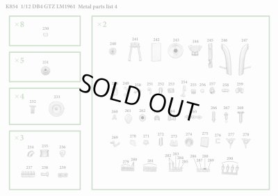 画像20: Model Factory Hiro【K-854】1/12scale  DB4 GTZ LM 1961 Fulldetail Kit 