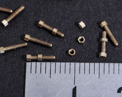 画像3: Model Factory Hiro【P1126】極小六角ボルト&ナット [No.01] / 六角ナットドライバー セット