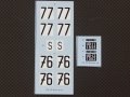 MFH【SDK-185】TZ2 Nurbrugring n.77/76対応スペアデカール