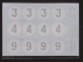 MFH【SDK-244】330P4 BERLINETTA  no3.no4.no9スペアーデカール