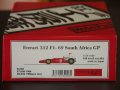 Model Factory Hiro 【K-096】1/24　FERRARI　312F１’69　South　Ａｆｒｉｃａ　GP