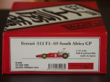 Model Factory Hiro 【K-096】1/24　FERRARI　312F１’69　South　Ａｆｒｉｃａ　GP