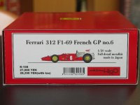 Model Factory Hiro 【K-158】1/20 FERRARI 312F1’69 French GP kit