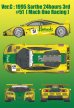 画像3: Model Factory Hiro【K-360】1/24 McLaren F1 GTR Ver.C :1995 Sarthe 24hours 3rd #51[ Mach One Racing ] kit (3)