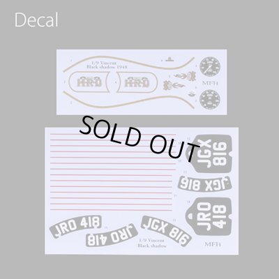 画像3: Model Factory Hiro【K-567】1/9 HRD VINCENT BLACK SHADOW 1948 Fulldetail Kit　