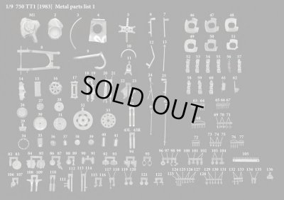 画像6: Model Factory Hiro 【K-790】1/9 750 TT1 [1983] Fulldetail Kit
