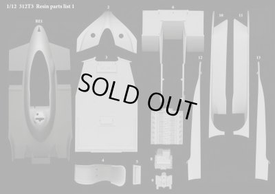 画像5: Model Factory Hiro 【K-794】1/12 312T3 1978 Rd.4 U.S. GP West [Long Beach GP]  Fulldetail Kit 