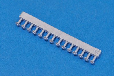 画像3: Model Factory Hiro 【P1143】No.19 : Minus rivets with flange-L [42 pieces]
