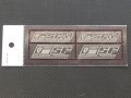 Ready⇒9【RNP010】SUCUDERIA FERRARI logo PLATE Ssize(set)
