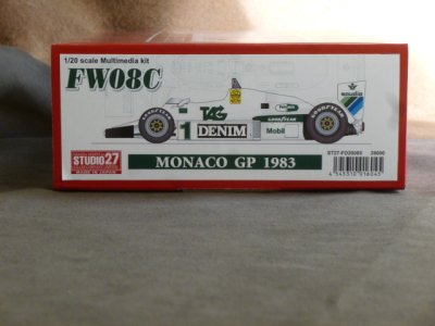 画像1: STUDIO27【FD-20005】1/20 FW08C MONACO GP 1983 Kit