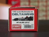 STUDIO27【FD-43002】1/43 Delta Wing #0 WEC/ALMS 2012 kit 【lot:30pce】