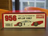 STUDIO27【FD-43007C】1/43 956 M LM 1983(Long tail) kit