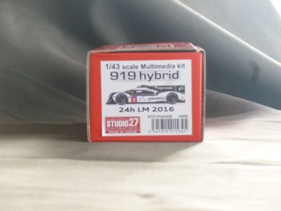 画像1: STUDIO27【FD-43038】1/43 919 Hybrid #1#2 LM 2016 kit