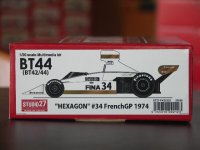 STUDIO27【FK-20302】1/20 BT44(42/44) "ヘキサゴン"#34フランスGP1 1974  kit