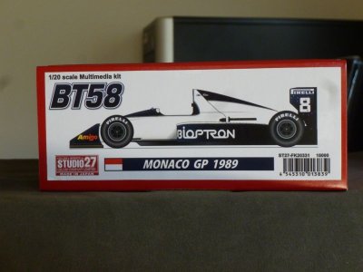 画像1: STUDIO27【FK-20331】1/20 BT58 "MONACO GP"1989 kit