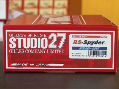 画像1: STUDIO27【FK-2491C】1/24 RS-Spyder"DYSON"2007