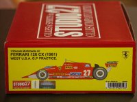 STUDIO27【FR-2010】1/20 FERRARI  126 CX　（1981）WEST USA