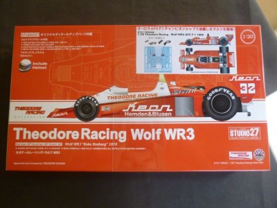 画像1: STUDIO27【TRK-008】1/20 Theodore Racing Wolf WR3 AFX F-1 1980 Kit