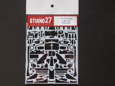 画像1: STUDIO27【CD-20005】1/20 F10用カーボンデカール（F社対応）