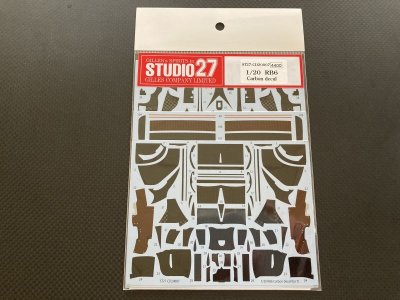 画像1: STUDIO27【CD-20007】1/20 RB6 Carbon decal（T社対応）