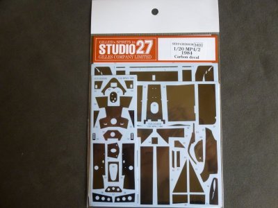 画像1: STUDIO27【CD-20038】1/20 MP4/2 1984用カーボンデカール（A社対応）