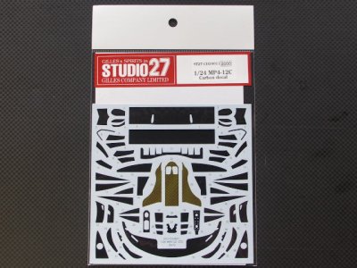 画像1: STUDIO27【CD-24011】1/24 McLaren MP4-12C カーボンデカールセット（F社対応）