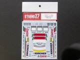 STUDIO27【DC-1011】1/24 Mercedes-benz 190E"karcher"#11/#12 DTM 1992 DECAL（F社対応）