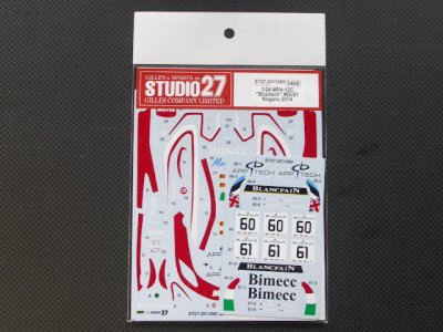 画像1: STUDIO27【DC-1060】1/24 MP4/12C "Bhaitech"#60/61 Nogaro 2014 Decal（F社対応）