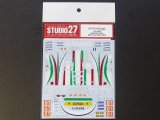 STUDIO27【DC-1063】1/24 F458 Italia AF Corse #61/81 LM 2014 decal