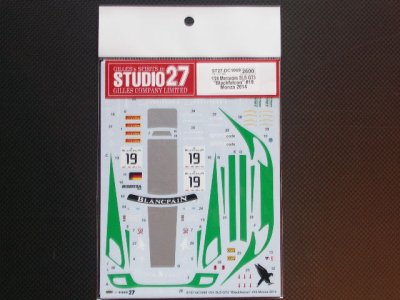 画像1: STUDIO27【DC-1069】1/24 Mercedes SLS GT3 "Blackfalcon" #19 Monza 2014 Decal（F社対応）