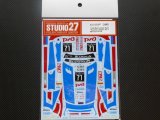STUDIO27【DC1097】1/24 Mercedes SLS"Russian Team" #71 Monza 2015 Decal（F社対応）