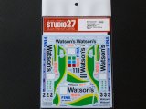 STUDIO27【DC-1107】1/24 BMW 318i"Watoson's"Macau Guia Race 1993 Decal（H社対応)