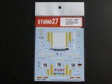 STUDIO27【DC-1109】1/24 Mercedes SLS "Rowe Racing" #98 Monza 2015 DECAL（F社対応）
