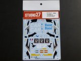 STUDIO27【DC-1110】1/24 BMW Z4"TDS Racing"#12 Silverstone 2015 DECAL（F社対応)