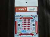 STUDIO27【DC-1131】1/24 Lancia Super Delta "CANONICA"#16 Monte-Carlo 1993 Decal（H社対応）